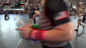140 lbs Cons. Round 2 - Jamie McElravey, Grove City High School vs Joel Brink, Jv Warriors