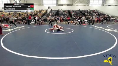 124 lbs Champ. Round 3 - Liam Harte, Malone Youth Wrestling Club vs Hayden Robinson, Anarchy Wrestling