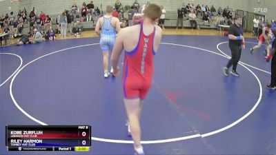 215 lbs Cons. Round 3 - Kobe Zurfluh, Lebanon Mat Club vs Riley Harmon, Tombey Mat Club