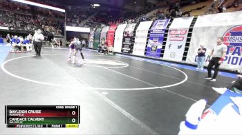 105 Class 1 lbs Cons. Round 1 - Bayleigh Cruise, Marshfield vs Candace Calvert, Hallsville