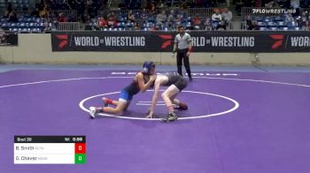 92 lbs Semifinal - Brock Smith, Ruthless Aggression vs Dominic Chavez, Moore Youth Wrestling