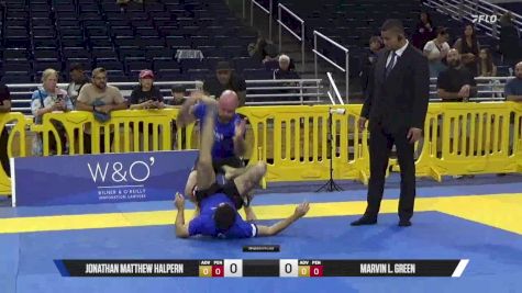 Marvin L. Green vs Jonathan Matthew Halpern 2025 Pan IBJJF Jiu-Jitsu No-Gi Championship