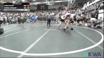 140 lbs Quarterfinal - Jaxon Colvin, Midwest City Bombers Youth Wrestling Club vs Ronnie Lovelady, Noble Takedown Club