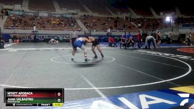 D2-165 lbs Cons. Round 2 - Juan Valbastro, Washington vs Wyatt Apodaca, Casa Grande Union