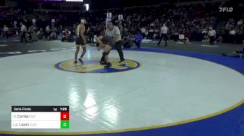 126 lbs Semifinal - Isaiah Cortez, Gilroy vs Jeff Lopez, Clovis West