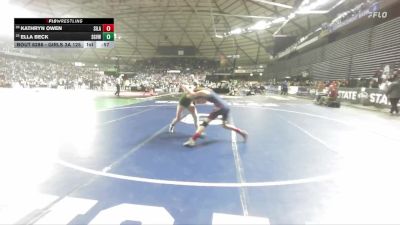 Girls 3A 125 lbs Cons. Round 1 - Kathryn Owen, Silas (Girls) vs Ella Beck, Sageview (Girls)