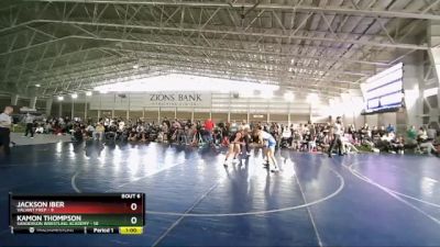 119 lbs Round 3 (4 Team) - Jackson Iber, Valiant Prep vs Kamon Thompson, Sanderson Wrestling Academy