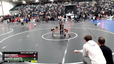 52 lbs Cons. Round 2 - Heath McNutt, Abilene Kids Wrestling vs Giuseppe Manzitto, Gretna Youth Wrestling Club