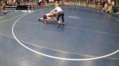 78 lbs Champ. Rd Of 32 - Tripp Johnson, South Sevier vs Atticus Fitch, Northside Wrestling Club