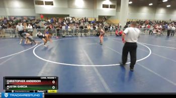 120 lbs Cons. Round 1 - Christopher Anderson, WI vs Austin Garcia, MI