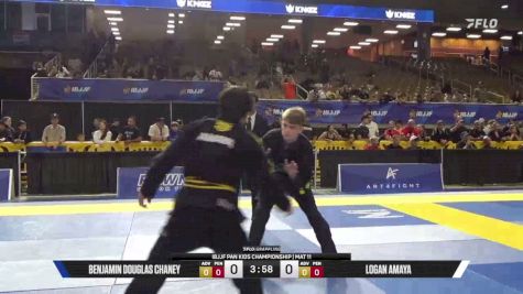 Benjamin Douglas Chaney vs Logan Amaya 2026 Pan Kids Jiu-Jitsu IBJJF Championship