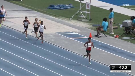 Youth Boys' 1500m Championship, Finals 2 - Age 12