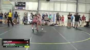 110 lbs Round 1 (6 Team) - Gage Lyons, Lowell WC vs Konnor Martin, Elite Athletic Club W.E.