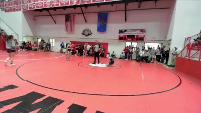 JH 102 lbs Champ. Round 3 - Brodie Vankirk, MARLOW vs Kylee Ooton, TUTTLE