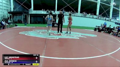 118 lbs Round 1 (8 Team) - LILY Armistead, Georgia vs Eva Zimnicki, Michigan