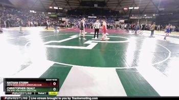 74 lbs Cons. Round 3 - Christopher Dealy, The Base Vancouver Wrestling vs Nathan Storm, White River Hornets Wrestling Club