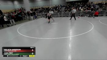 160 lbs Cons. Semi - Malachi Anderson, Bison Wrestling Club vs Cash Frey, Ubasa Wrestling Academy
