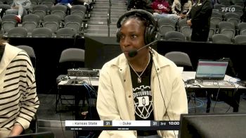 Chelsea Gray, Las Vegas Aces Guard & Former Duke Basketball Star, Halftime Interview