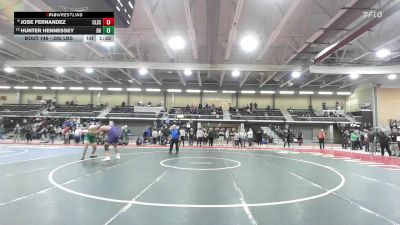 285 lbs Round Of 16 - Jose Fernandez, Classical vs Hunter Hennessey, Bishop Hendricken