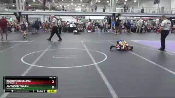 52 lbs Round 1 (6 Team) - Korbin Kiessling, Rampage vs Anthony Warn, Vougar`s Honor