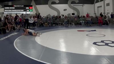 55 lbs Round 3 (6 Team) - Brayden Ringelstetter, LAW/Crass vs James Irvine, CP Wrestling Academy