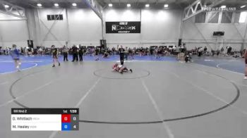 56 lbs Rr Rnd 2 - Olivia Whitlach, Michigan Rev Girls vs Madison Healey, WOW North