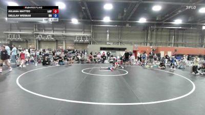 75 lbs Rr Rnd 5 - Juliana Matteo, LADY WARRIORS UNITED / MAROON 29:11 - GK8 vs Delilah Weiman, Maryland Mana Surge - GK8