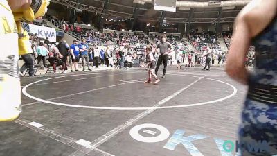 49 lbs Round Of 32 - Camden Ward, Weatherford Youth Wrestling vs Aston Amatucci, Team Tulsa Wrestling Club