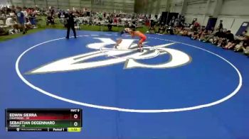 113 lbs Placement Matches (16 Team) - Edwin Sierra, California vs Sebastian Degennaro, Florida