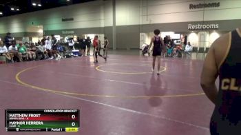 113 lbs Round 4 (16 Team) - Matthew Frost, Bonita Boys vs Maynor Herrera, CLAW