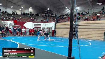 113 lbs 5th Place Match - Caleb Morrow, Indianapolis Lutheran vs Brayden Head, Westfield