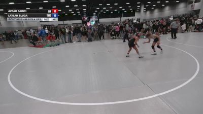 69.7-75.4 lbs Cons. Sub-semis - Laylah Sluga, Team Nazar Training Center vs Aveah Sainci, Immortal Athletics WC