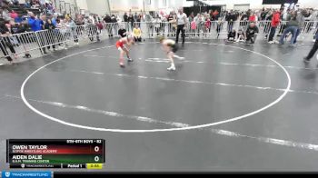 82 lbs Cons. Round 4 - Aiden Dalie, B.A.M. Training Center vs Owen Taylor, SlyFox Wrestling Academy