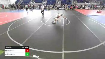 106 lbs Semifinal - Mikey Doerr, Chain Gang vs Anthony Rivera, Sunkist Kids