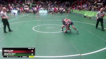 113 lbs Quarterfinal - Bradyn Volz, Eastern Hancock vs Hruai Lian, Perry Meridian