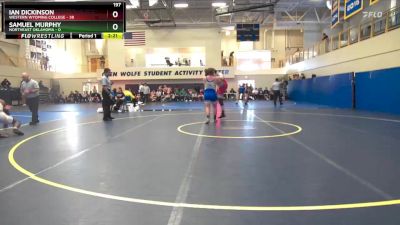 197 lbs Semis & 1st Wrestleback (8 Team) - Ian Dickinson, Western Wyoming College vs Samuel Murphy, Northeast Oklahoma