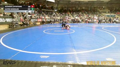 70 lbs Consolation - Jackson LaFontaine, Simmons Academy Of Wrestling vs Jaxtin Gonzales, Steel City Reloaded