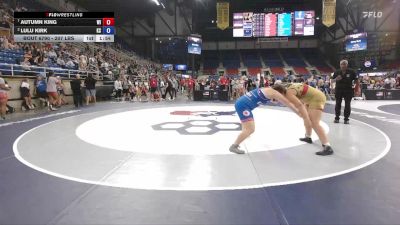 207 lbs Quarters - Autumn King, WI vs Lulu Kirk, KS