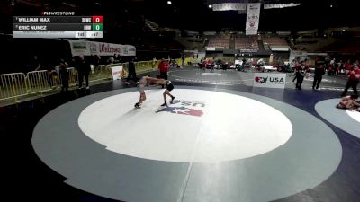 106 lbs Cons. Sub-semis - William Max, Savage House Wrestling Club vs Eric Nunez, Rough House Wrestling