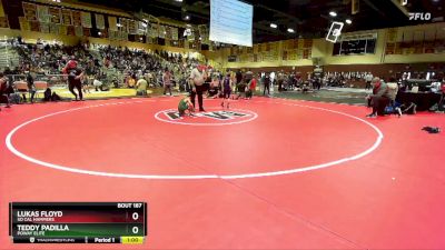 59 lbs Semifinal - Lukas Floyd, So Cal Hammers vs Teddy Padilla, Poway Elite