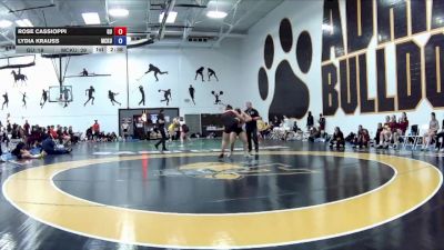 160 lbs Round 2 (16 Team) - Rose Cassioppi, Gannon University vs Lydia Krauss, McKendree University