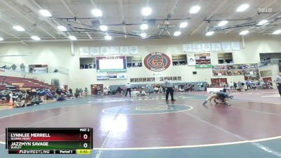 138 lbs Cons. Round 3 - Lynnlee Merrell, Glenns Ferry vs Jazzmyn Savage, Burley