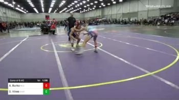 132 lbs Consolation - Anakin Burks, 84 Athletes vs Daniel Vines, Unaffiliated