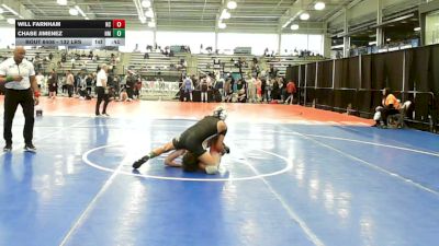 132 lbs Consi Of 32 #2 - Will Farnham, NC vs Chase Jimenez, NM
