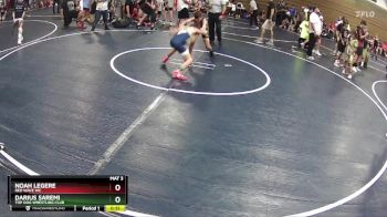 75 lbs Champ. Round 1 - Noah Legere, RED WAVE WC vs Darius Saremi, Top Dog Wrestling Club