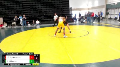 157 lbs Champ. Round 2 - Colton Erickson, Western Wyoming College vs Trevon Gilliam, Briar Cliff (Iowa)