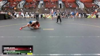 130 lbs Cons. Round 4 - Joelan Coyer, Michigan West Wrestling Club vs Zavier Acuna, Region Wrestling Academy