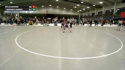 110 lbs Champ. Rd Of 32 - Brylie Bussing, Raider Wrestling Club vs Nabhanya Dhiman, New Jersey