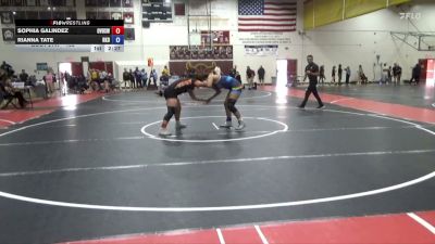 155 lbs Semifinal - Sophia Galindez, Orange Vista High School Wrest vs Rianna Tate, RKDA