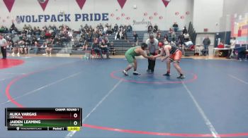 182 lbs Champ. Round 1 - Jaiden Leaming, Tumwater vs Alika Vargas, Centralia